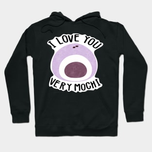 I love you very mochi (Purple) Hoodie